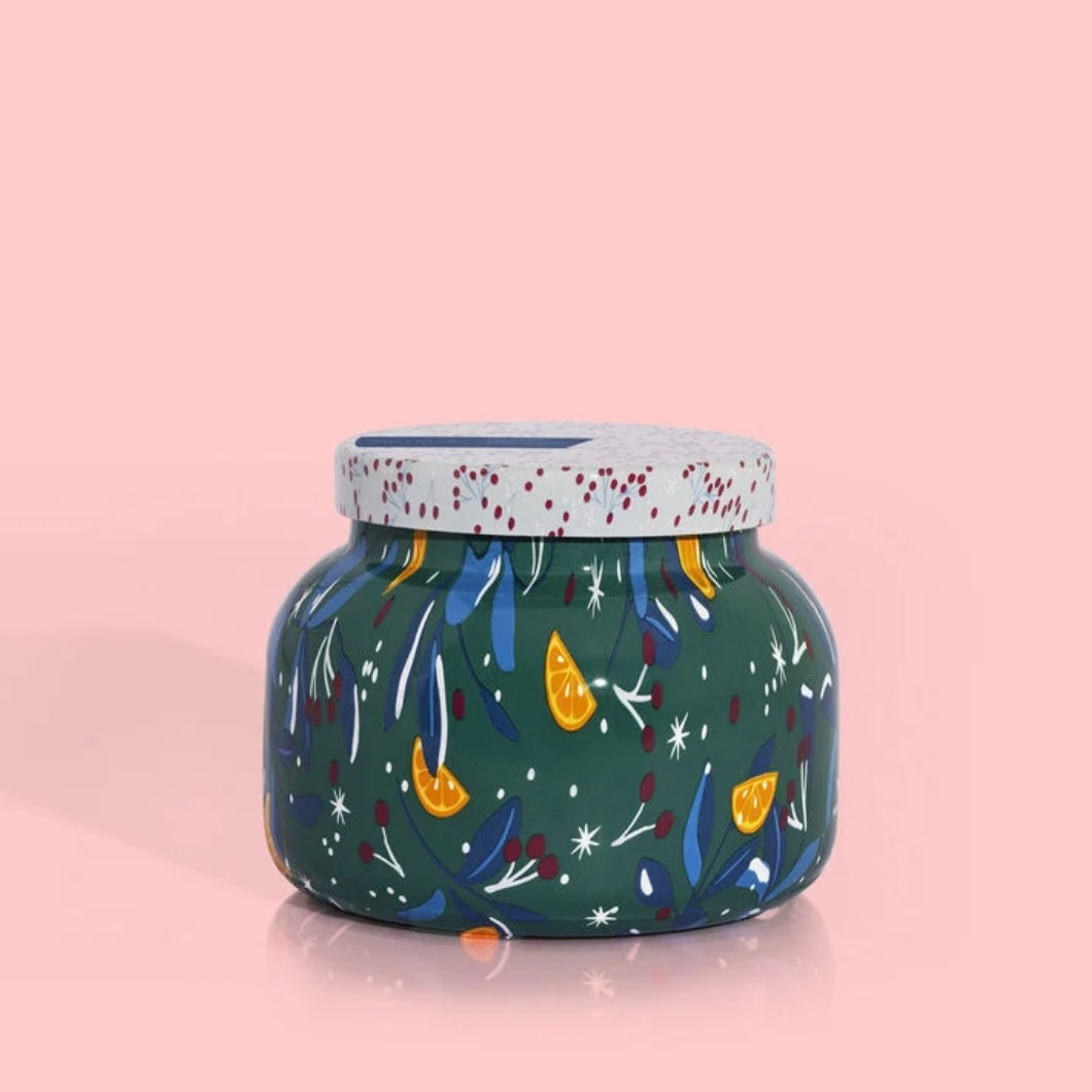 Volcano Holiday Pattern Play Signature Jar Candle