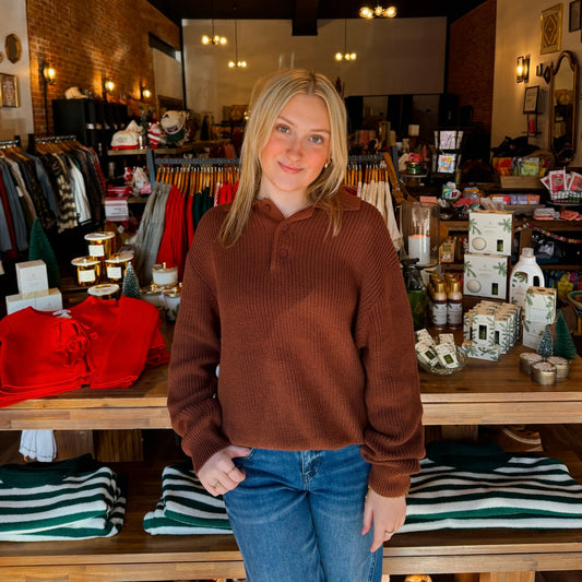 Oversized Collar Sweater