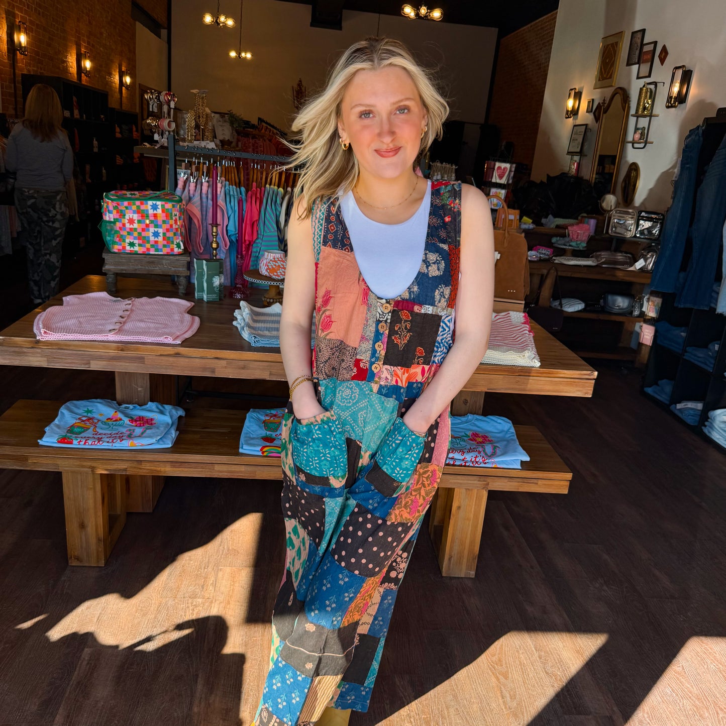 POL Patchwork Pocket Overall