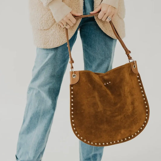 Suede Hobo Bag