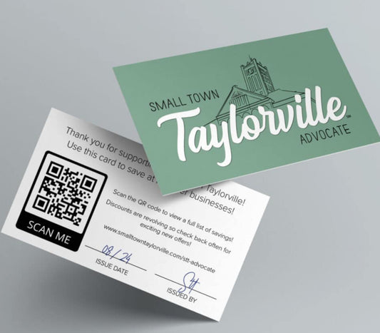 Small Town Taylorville Advocate Card