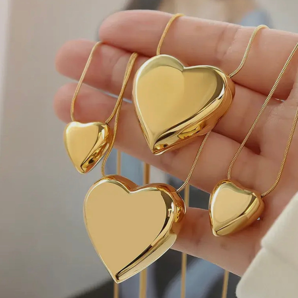 Simple Heart Pendant Necklace