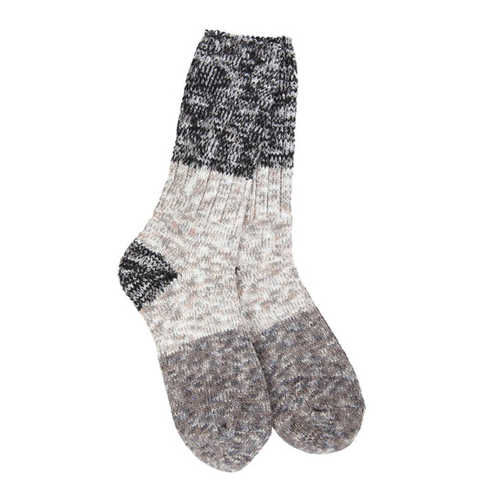 World's Softest Socks Weekend Ragg Crew Colorblock