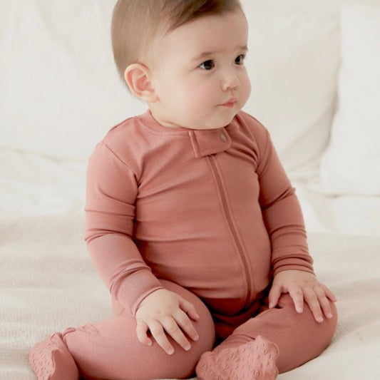 Cocoa Zip Baby Footie