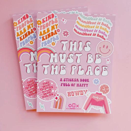 This Must Be The Place Sticker Book