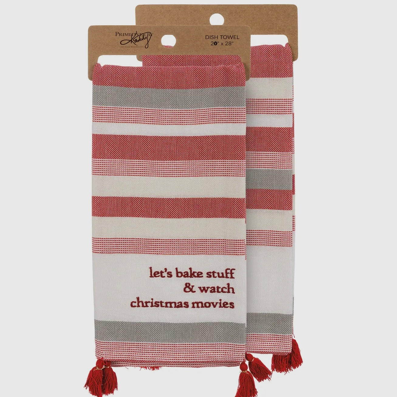 Let's Bake Stuff & Watch Movies Kitchen Towel