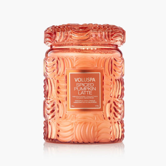 Voluspa Spiced Pumpkin Latte Large Jar Candle