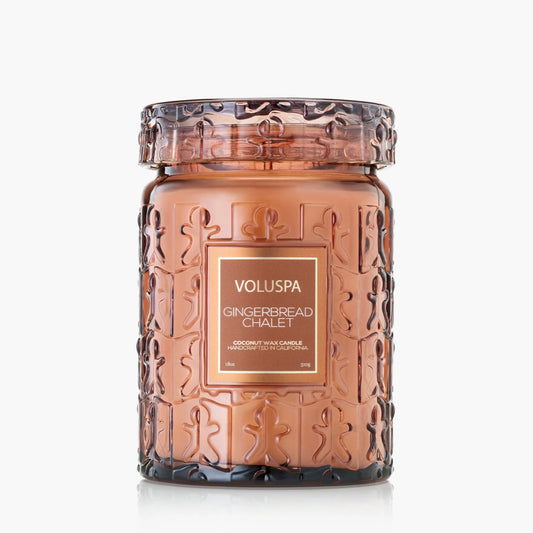 Voluspa Gingerbread Chalet Large Jar Candle