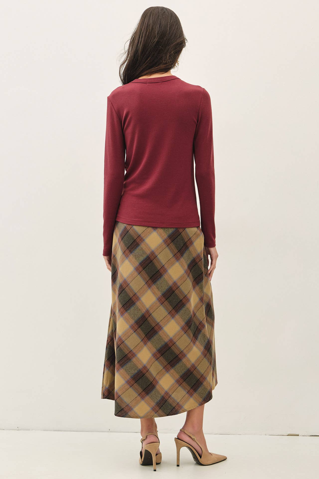 Round Neck Long Sleeve Top