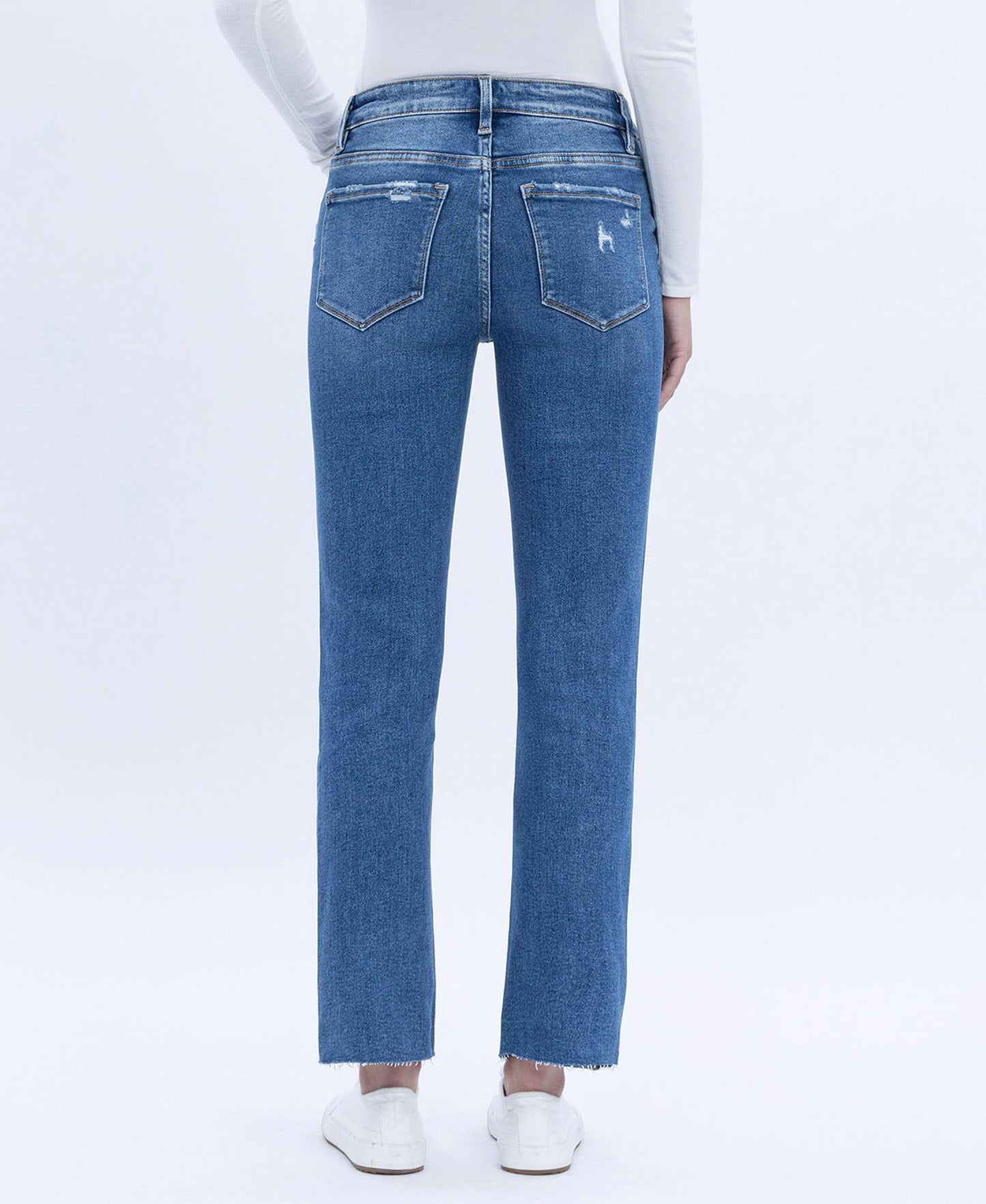 Vervet by Flying Monkey High Rise Slim Straight Jeans