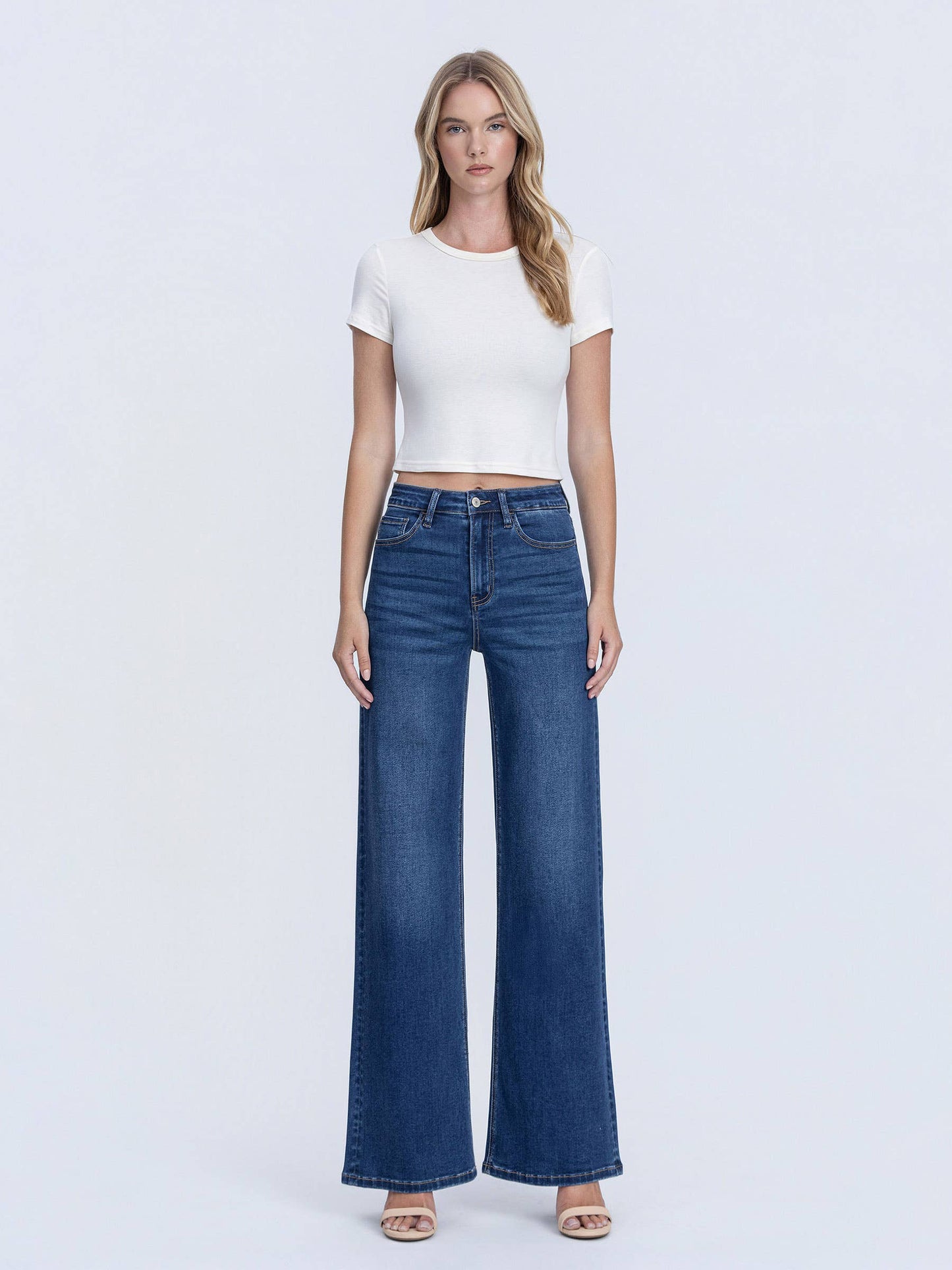 Vervet by Flying Monkey Super High Rise Wide Leg Jean