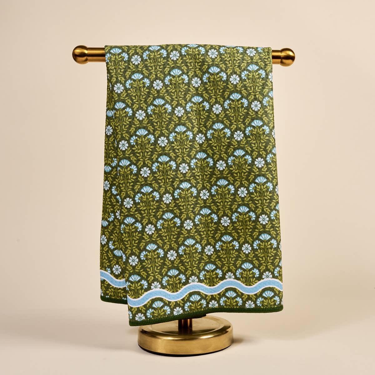 Waffle Tea Towel–Everbloom Forest Green