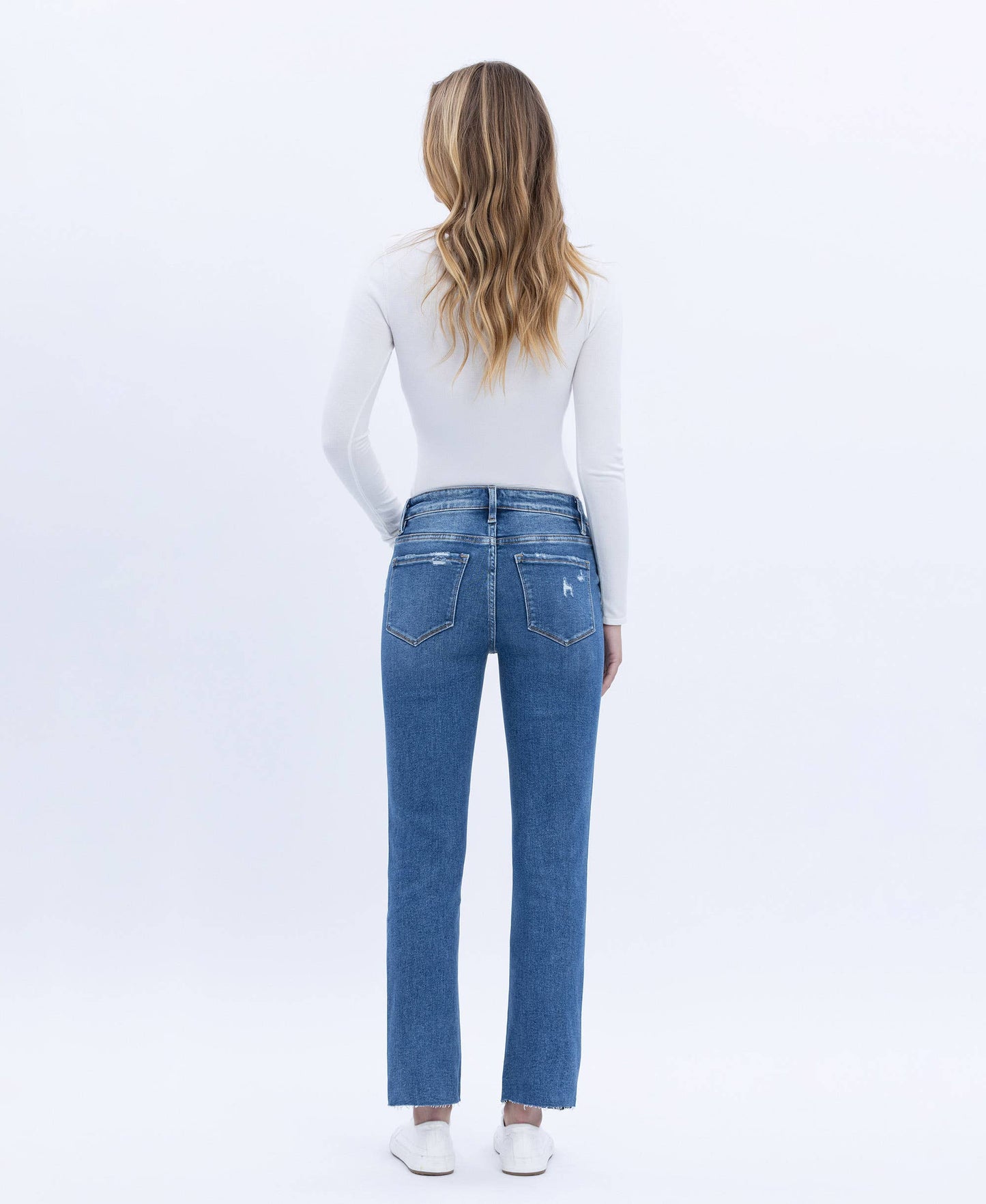 Vervet by Flying Monkey High Rise Slim Straight Jeans