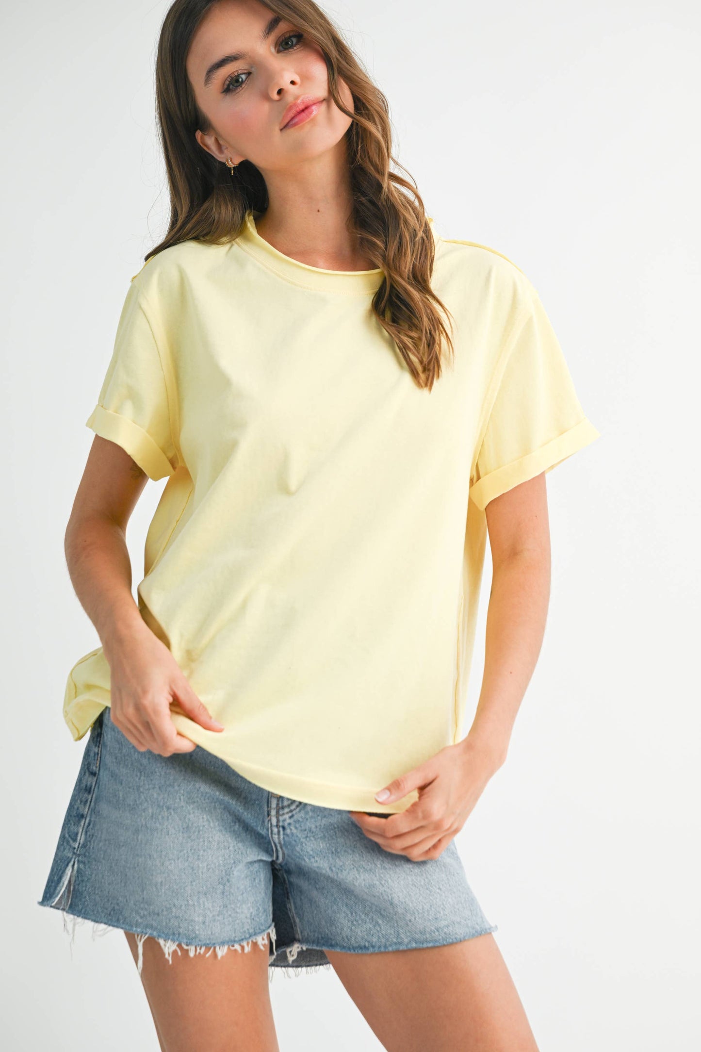 Lemon Baby Tee Short Sleeve Top
