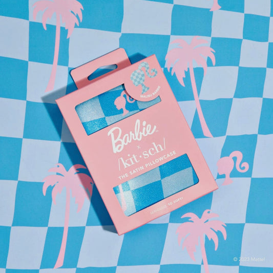 Barbie x Kitsch Satin Pillowcase Malibu Barbie