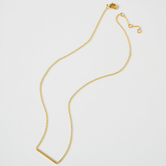 Bar Charm Collar Necklace