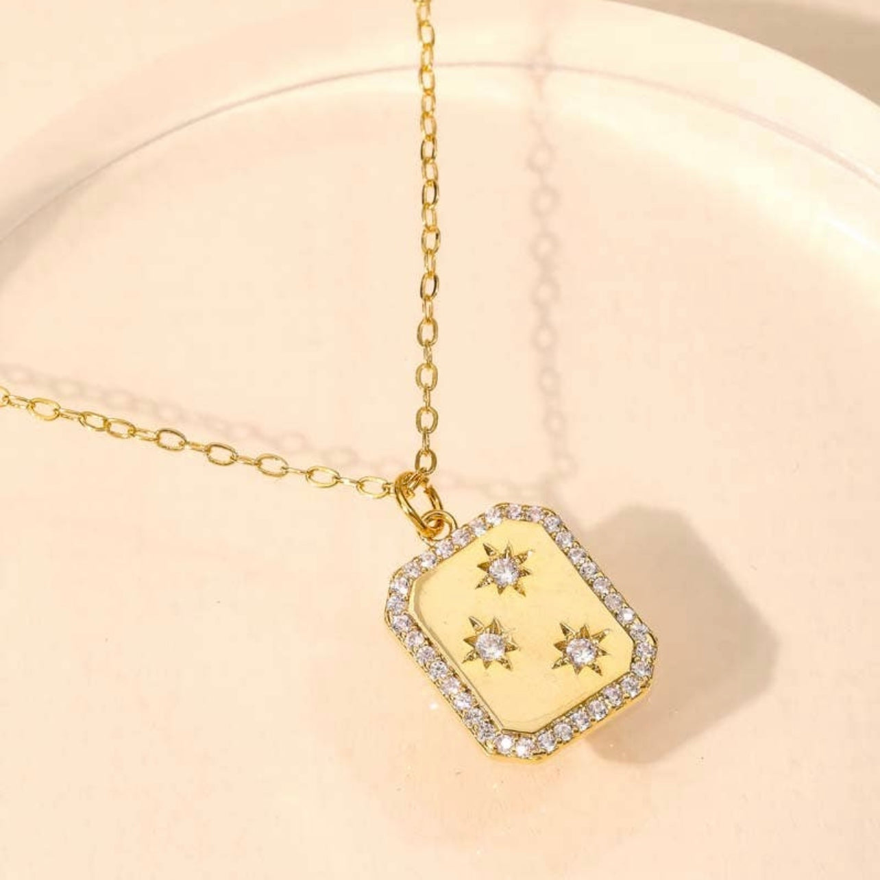 Pave Star Pendant Necklace