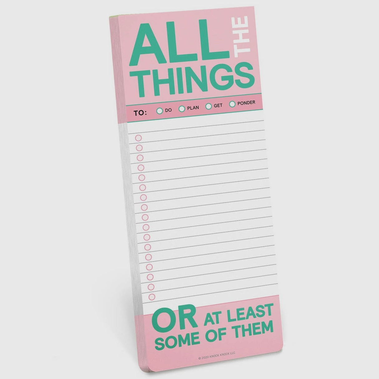 All The Things Make-A-List-Pad
