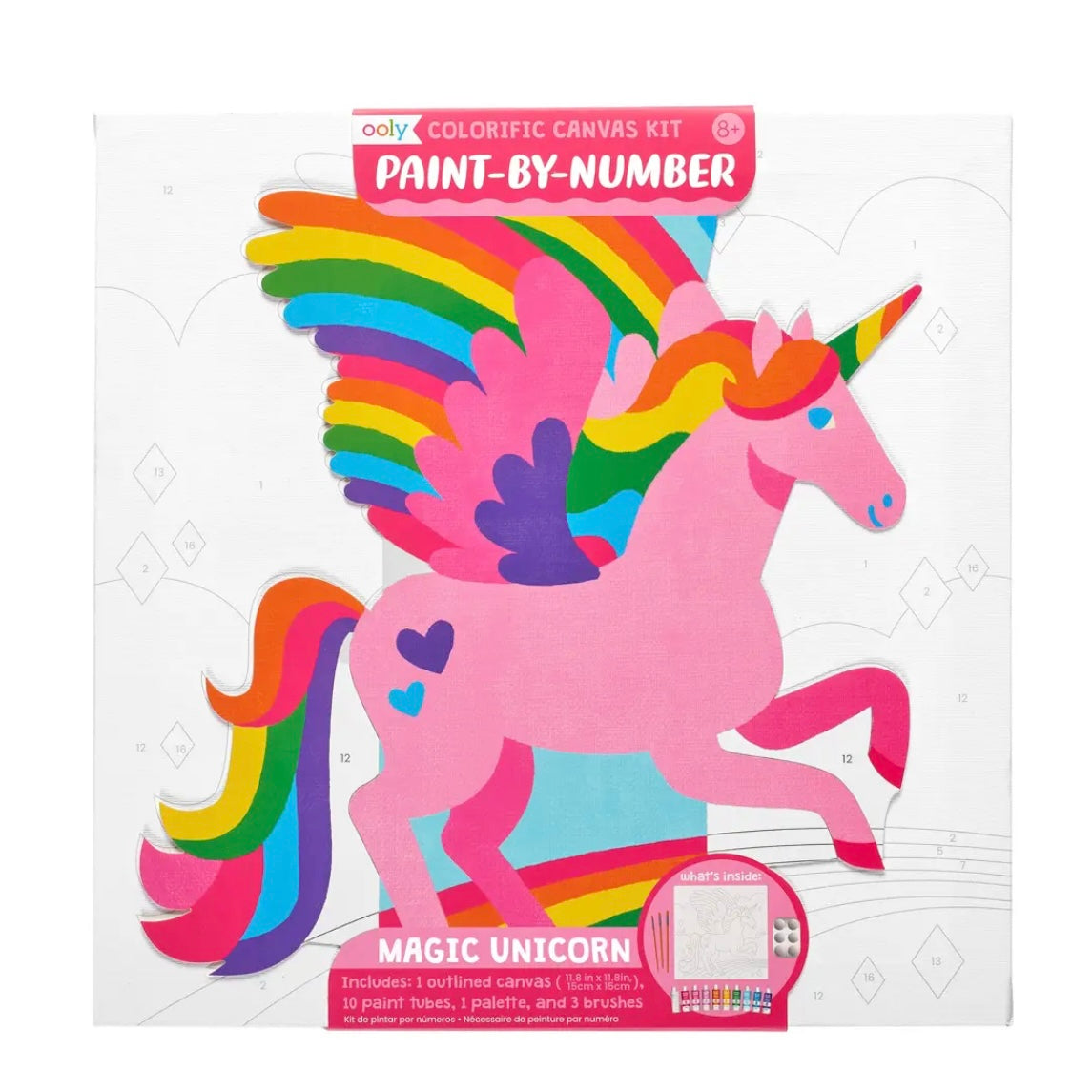 Unicorn Colorific Canvas Paint by Number Kit