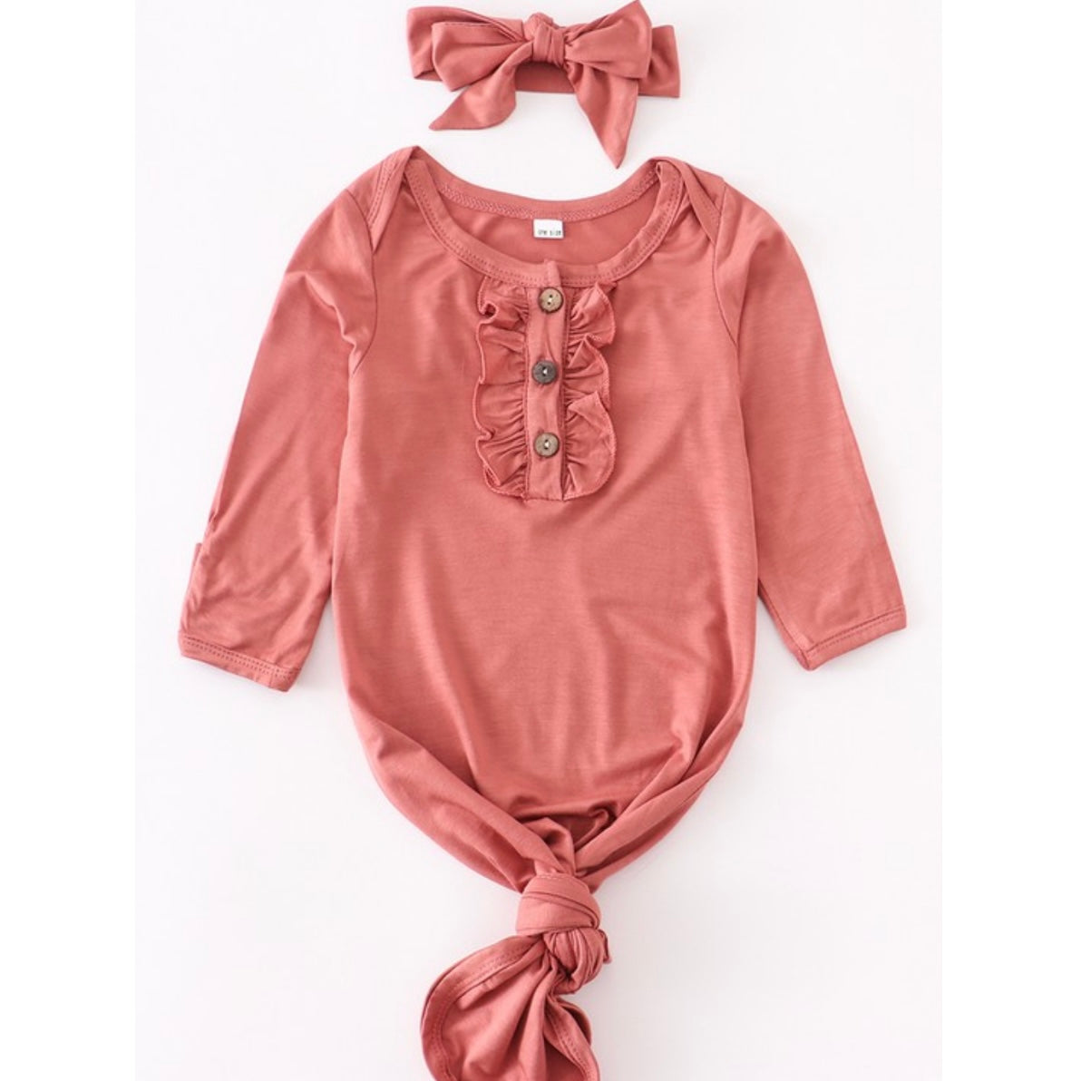 Ruffle Baby Gown