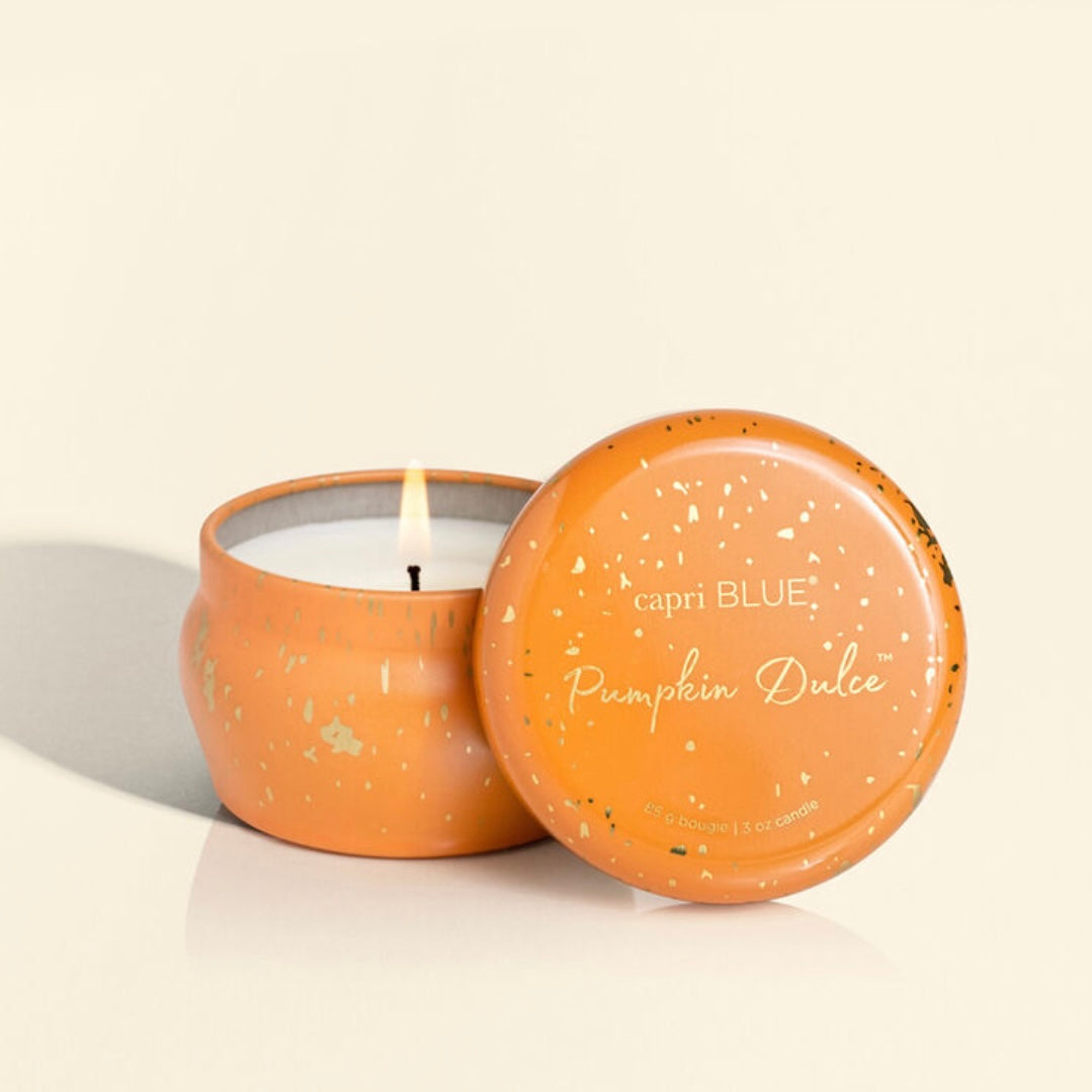 Pumpkin Dulce Glimmer Mini Tin Candle