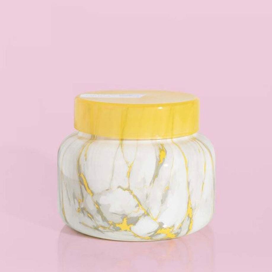 Pineapple Flower Modern Marble Candle