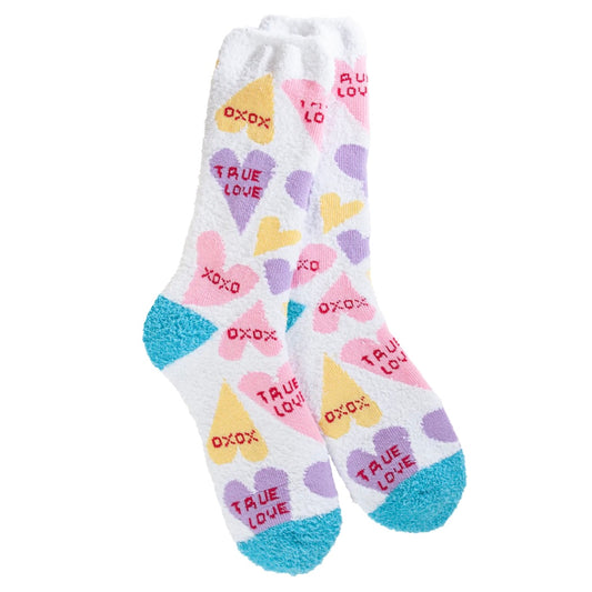 Worlds Softest Socks Holiday Valentine Cozy Crew