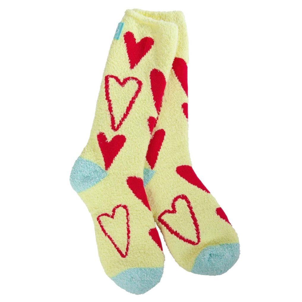 Worlds Softest Socks Holiday Valentine Cozy Crew