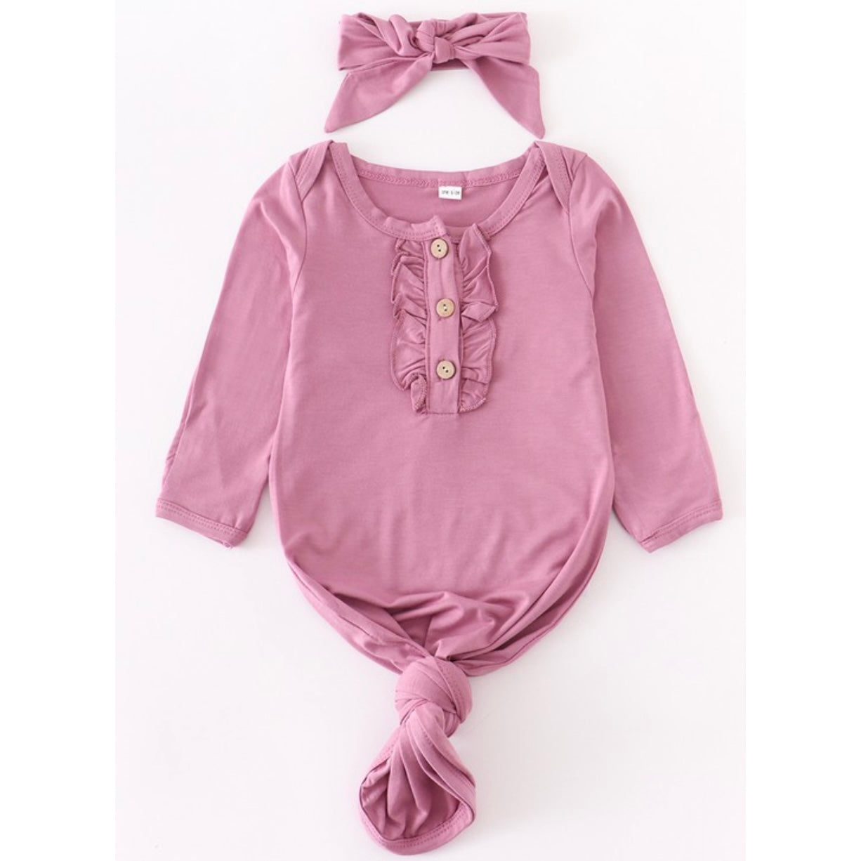 Ruffle Baby Gown