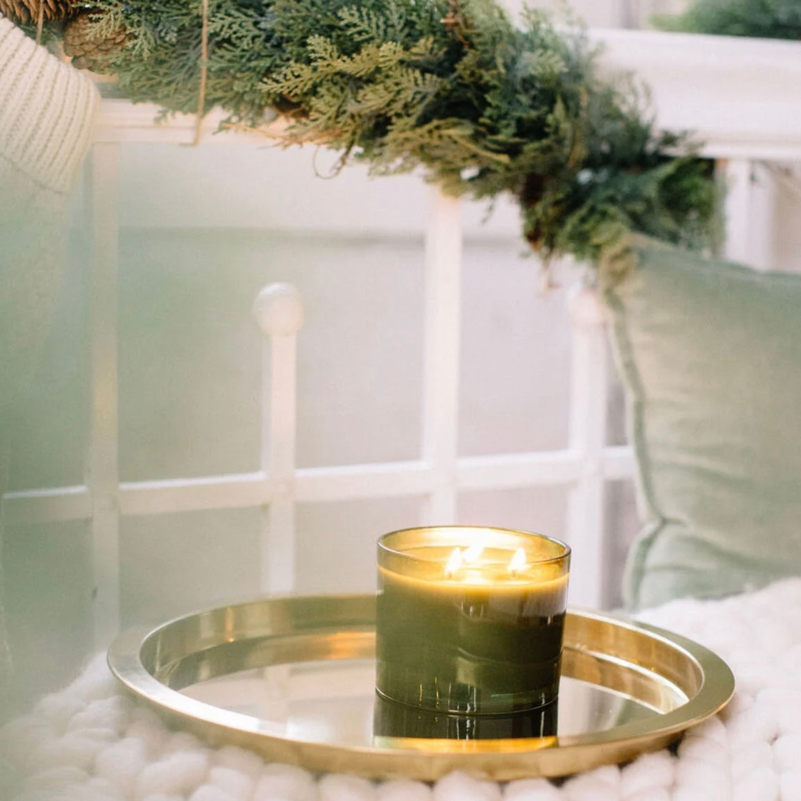 Frasier Fir Green 3-Wick Poured Candle